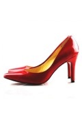 Red pointed Toe Patent Leather High heels