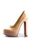 Pink Patent Leather Platform High heels