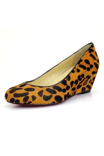 Leopard Printed Balacorta Wedge Pump