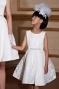 Scoop Lace Sleeveless Knee Length Flower Girl Dress
