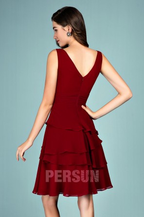 Robe Bordeaux L Gante Et Styl E En Ligne