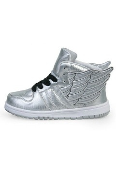 Angel Wings Style PU High Top Sneakers