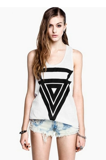 Triangle Simple Style Vest