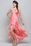 2015 New A line Strapless Sweetheart High Low Prom / Evening Dress