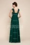 Beautiful Green Chiffon Floor Length Ruffles Formal Bridesmaid Dress