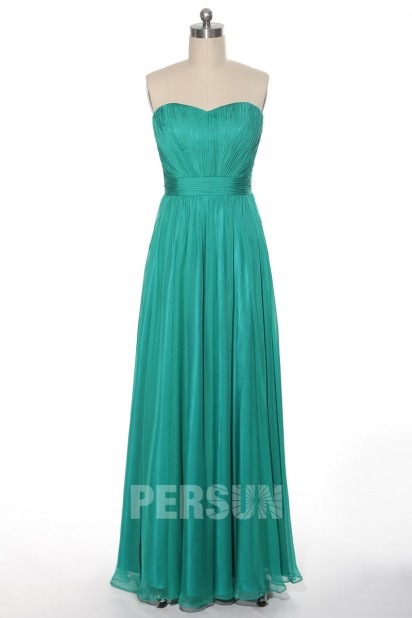 green formal dress