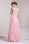 Graceful Ruching Strapless Tulle A line Long Evening Dress