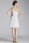 Simple Chiffon One Shoulder Maternity Ruching Formal Bridesmaid Dress