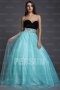 Beaded Strapless Sweetheart Empire Tulle Plus Size Formal Bridesmaid Dress
