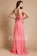 Sweetheart Ruching Beading A-line Elegant Chiffon Prom Dress