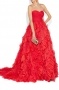 Isla Fisher A line Sweetheart Sleeveless Empire Organza Celebrity Dress