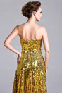 Sparkling Sequined Full length Formal Evening Dress Trendy