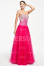 Sweetheart Fuchsia tone Grad Formal Dress with Exquisite Beading Details