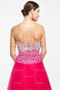 Sweetheart Fuchsia tone Grad Formal Dress with Exquisite Beading Details