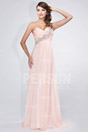 Ruching Bodice One shoulder Chic Prom Dress