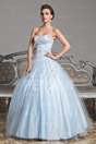 Royal Tulle Sweetheart Formal Ball Gown in Blue tone