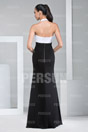 Simple Color Block Mermaid Halter Floor Length Formal Dress