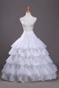 Weiß Ball Gown 5 Reifen Reifrock Unterrock Hochzeit Braut