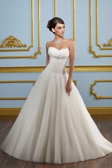 Carterton Organza Sweetheart Feather Ruched Ball Gown Wedding Dress Persun