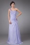 Chic One Shoulder Long Purple Mother of The Bride Dress With Jacket