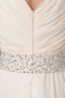 Long Chiffon V Neck Sequins Empire Flouncy Mother of The Brides Dress