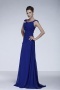 Charming Chiffon Scoop Beaded Floor length Mother of the Bride Dress