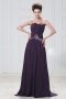 Fashionable Chiffon A Line Sweetheart Neckline Beaded Sequins Pleats Mother of the Bride Dress