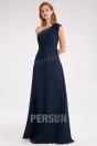 Full Length Chiffon Mother of the Bride Dress with Rhinestones Decoration