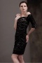 Amazing Lace Sheath Off the Shoulder Knee Length Mother of the Bride Dress