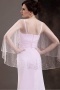 Charming Chiffon Sheath Sweetheart Strapped Mother of the Bride Dress With Tulle Shawl