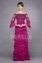 Chic Sequin Long Sleeve Floor Length Mother of the Bride Dress