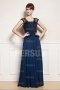Elegant Floor Length False Two Pieces Mother of the Bride Dress With Jacket
