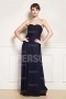 Simple Sexy Ruffles Blue Tone Floor Length Formal Dress