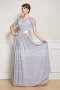 Floor length Short sleeves Chiffon mother of the bride dress