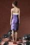 Sexy Bows Ruching Strapless Jersey Column Formal Bridesmaid Dress