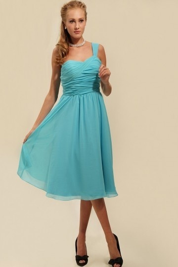 Turquoise bridesmaid dress