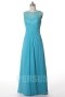 Chic Scoop Long A Line Lace Formal Bridesmaid Dress