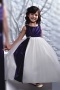 Persun Color Block Flower girl Dress with Puffy skirt