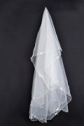 Beautiful Bowknot One tier Wedding Veil