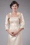 3 4 Length Sleeves Embroidery Wrap
