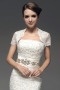 Short Sleeves Embroidery Wedding Wrap