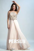 Persun Elegant Spaghetti Straps Long Prom Dress
