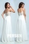 Persun Sexy Backless Long Prom Dress with Appliques
