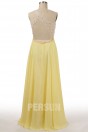 Persun Elegant Backless One Shoulder Long Prom Gown