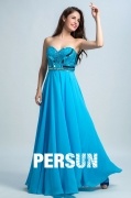 Persun Elegant Sweetheart Sequin Long Evening Gown