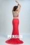 Persun Unique Mermaid Crystal Details Long Prom Gown