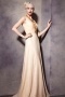 Chic Champagne Tone Sleeveless Floor Length Prom Dress with Jacket