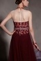 Sexy V neck Sequins Sleevelss Zipper Floor Length Prom Dress