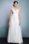Chic One Shoulder Ivory Lace Long Appliques Formal Dress With Sleeves