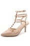 Chic Ankle Strap Studs Sandals